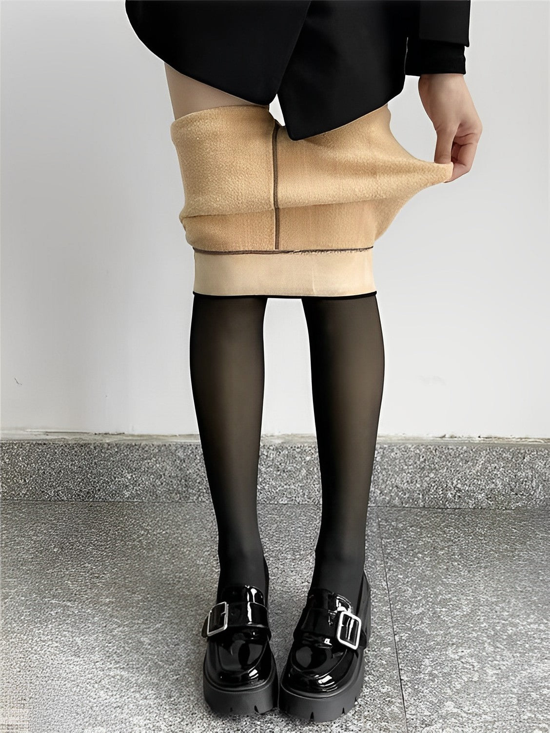 Medias térmicas mujer efecto piel