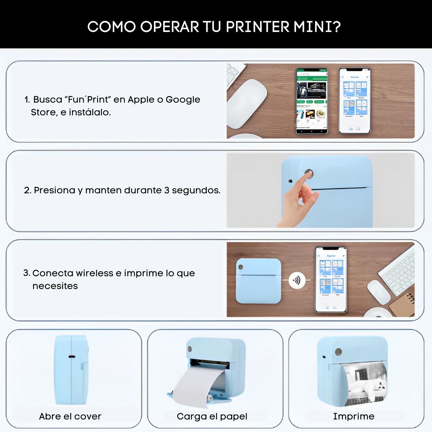 Mini Impresora Portátil
