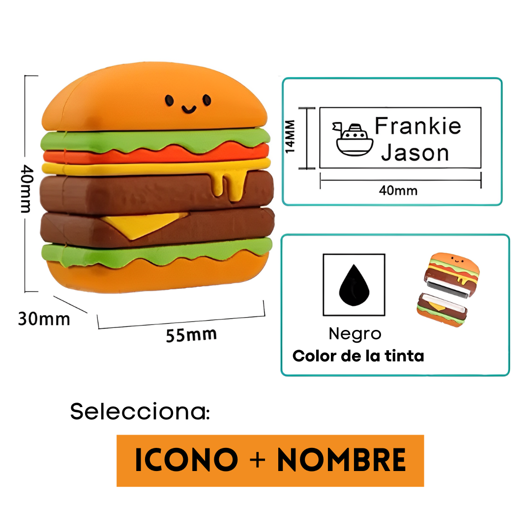 Sellos personalizados para niños