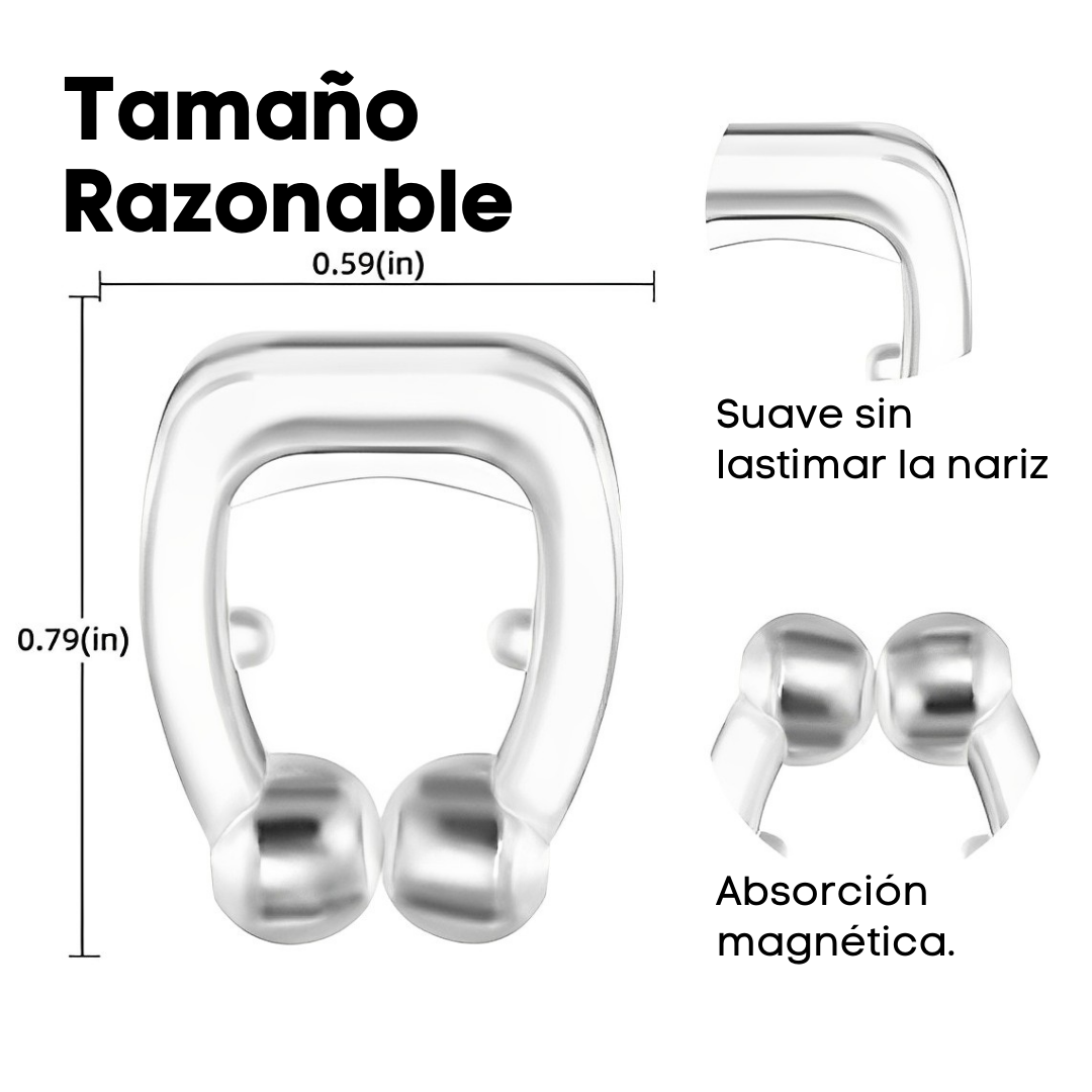 Clip magnético antirronquidos